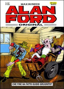 Alan Ford nr. 537, marzo 2014: è l'esordio ai disegni di Luka Bonardi (ma la copertina è una storica immagine diPaolo Piffarerio)